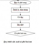 Quy trình sản xuất cà phê hòa tan