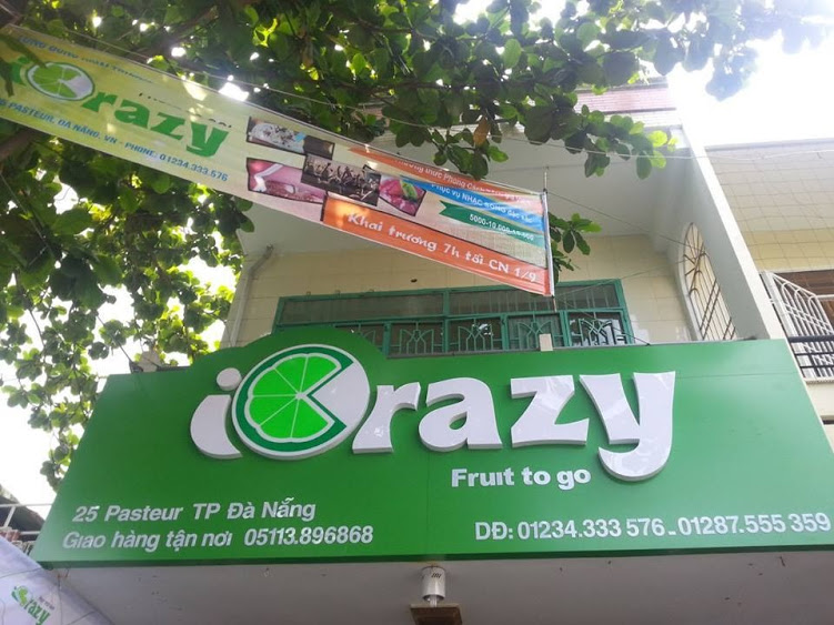 iCrazy Fruit to go Cafe - 25 Pasteur, TP Đà Nẵng